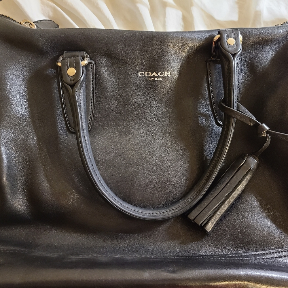 Coach leather bag